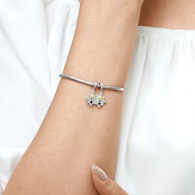 Engravable Couple Puzzle Pendant