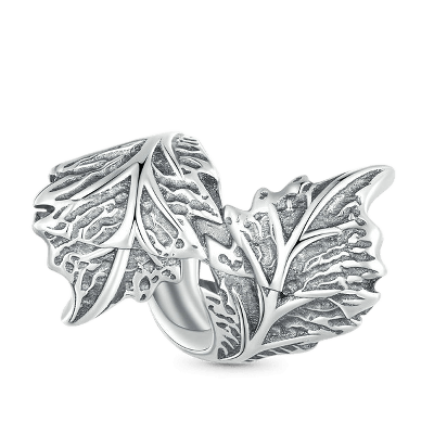 Leaf Textured Charm
