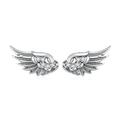 Angel Wing Stud Earrings