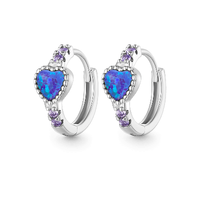 Purple Aussie Gem Earrings
