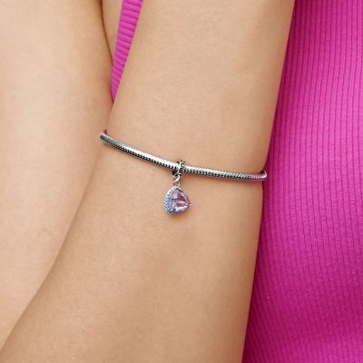 Light Purple Heart Pendant