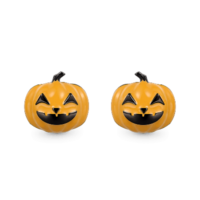 Pumpkin Stud Earrings