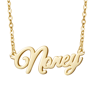 Golden Personalized Name Necklace