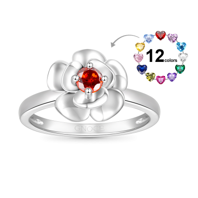 Rose Birthstone Ring