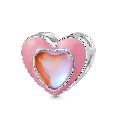 Pink Heart Charm