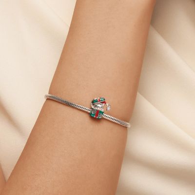 Christmas Gift Bear Charm