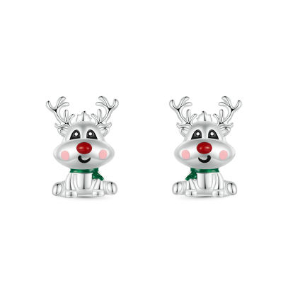 Christmas Elk Stud Earrings