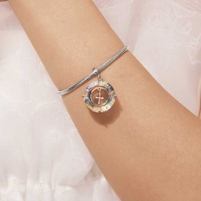 Angel Circle Cross Pendant