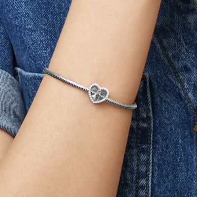 Engraved Married Couple Heart Charm