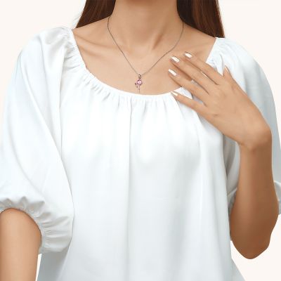 Jan.Birthday Flower Carnation Pendant