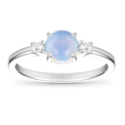 Moonstone Promise Ring
