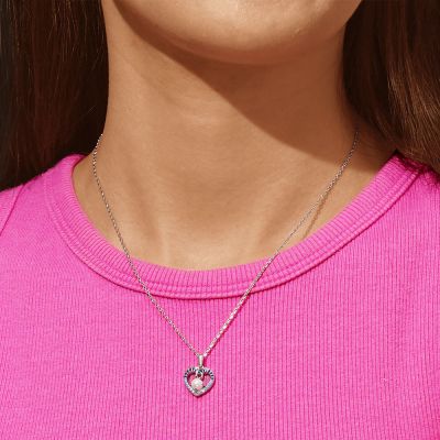 Gradient Blue Pearl Necklace