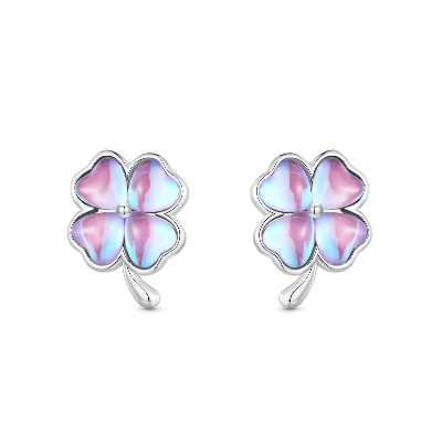 Lucky Clover Stud Earrings