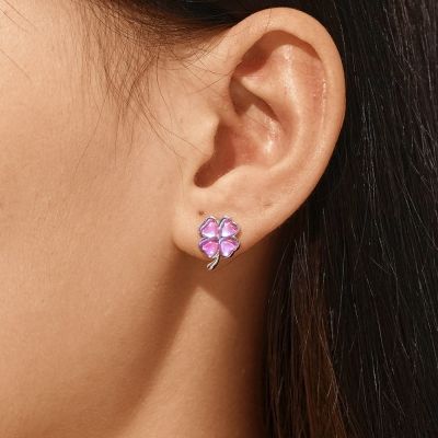 Lucky Clover Stud Earrings
