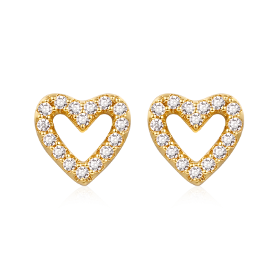 Heart Stud Earrings