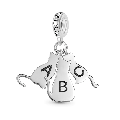 Multi-pet Cat Personalized Pendant