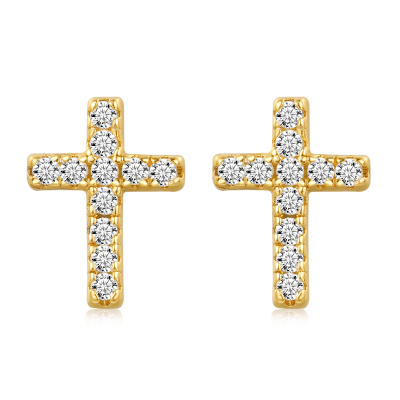 Cross Stud Earrings