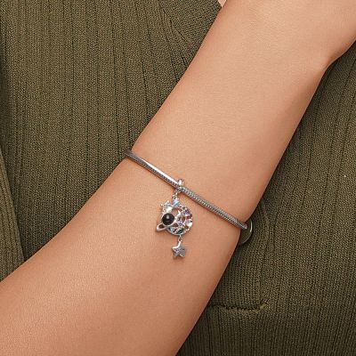 Projection Planet Engravable Pendant