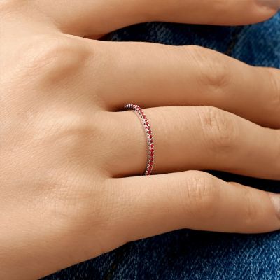 Simple Birthstone Ring