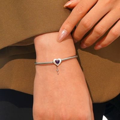 Heart Lock Key Mood Charm