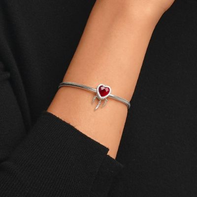 Dream Catcher Heart Charm