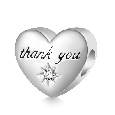 Engravable Heart Charm