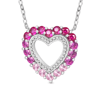 Heart Gradient Necklace