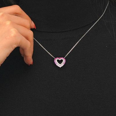 Heart Gradient Necklace