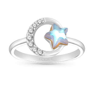 Star And Moon Ring
