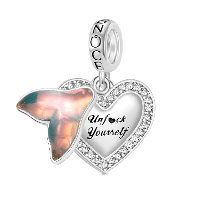 Love Fish Tail Pendant