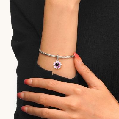 Sakura Projection Photo Pendant