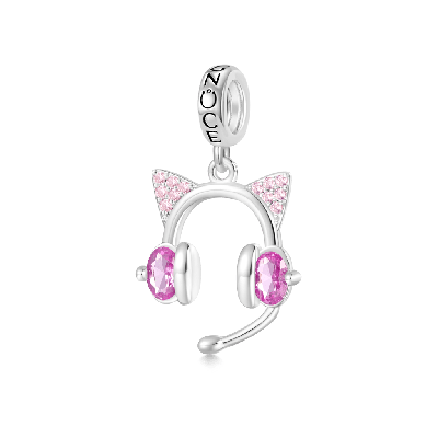 Cat Headphone Pendant