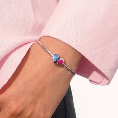 Engravable Heart Split Pendant