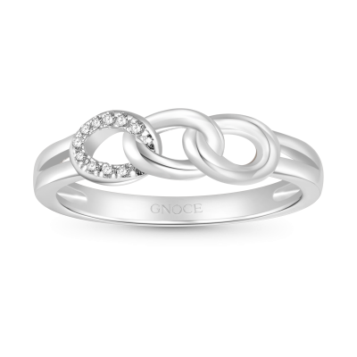 Three Open Circle Ring