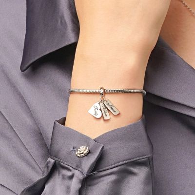 Heart Engravable Triple Pendant