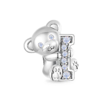 "I Love U" Little Bear Charm