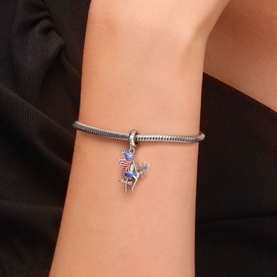 Red Wings Fairy Puck Pendant