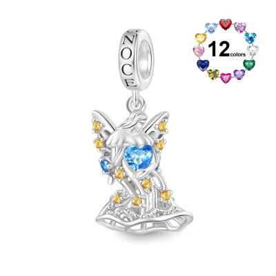 Fairy Queen Titania Birthstone Pendant