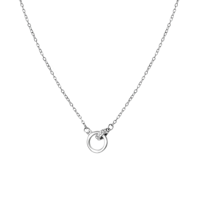 Mobius Strip Interlink Necklace