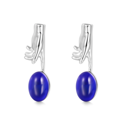 Hand of God Mood Stud Earrings