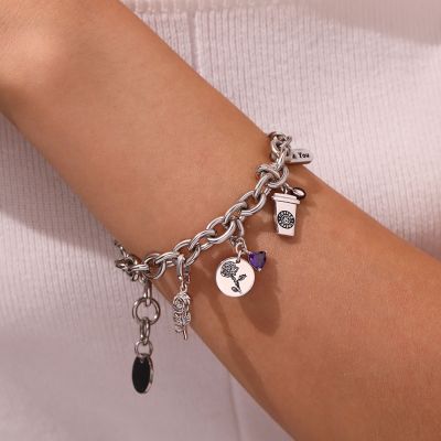 Coffee Cup Clasp Clusters Charm