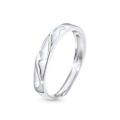 Glowing Band Moonstone Men's Band