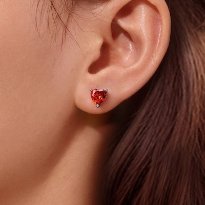 Peanuts Snoopy Heart Stud Earrings