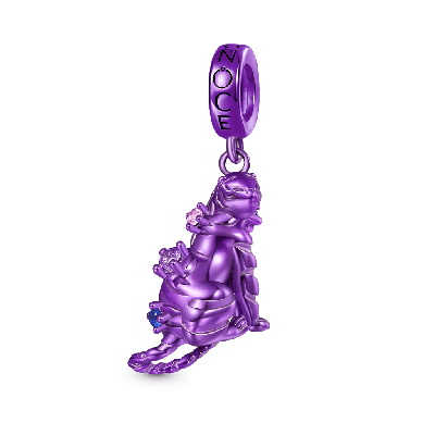 Purple Candy Tiger Zodiac Pendant