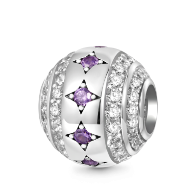 Stars Birthstone Charm