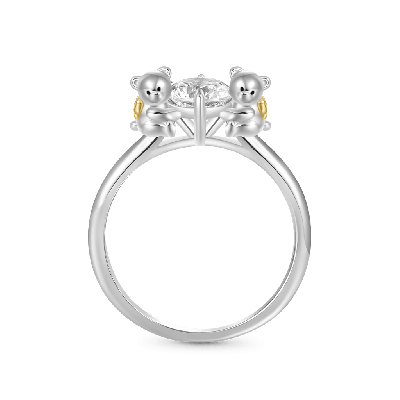 Bear Embrace Ring