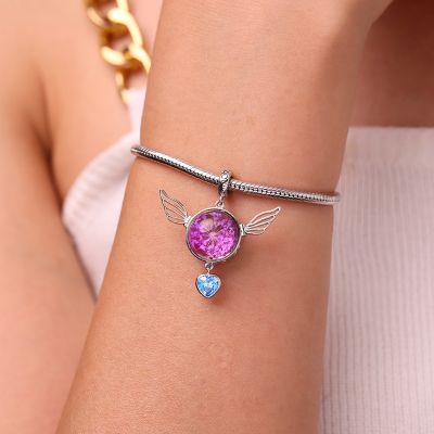 Preserved Flower Wings Pendant