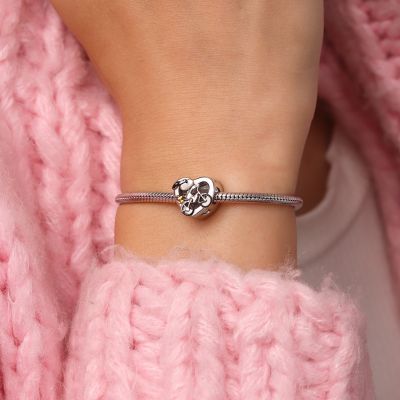 Snoopy Riding Bike Photo Charm