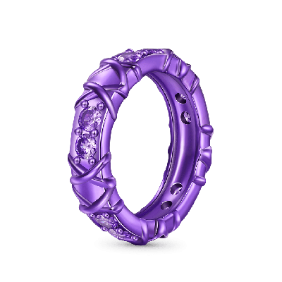 Shiny Purple Candy Ring