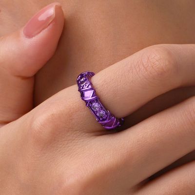 Shiny Purple Candy Ring